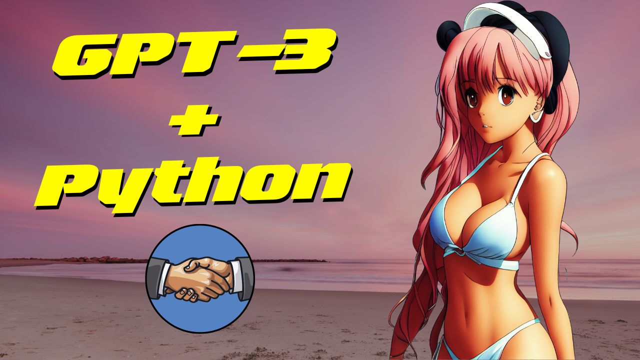 picture of gpt-3 + python script introduction for beginners