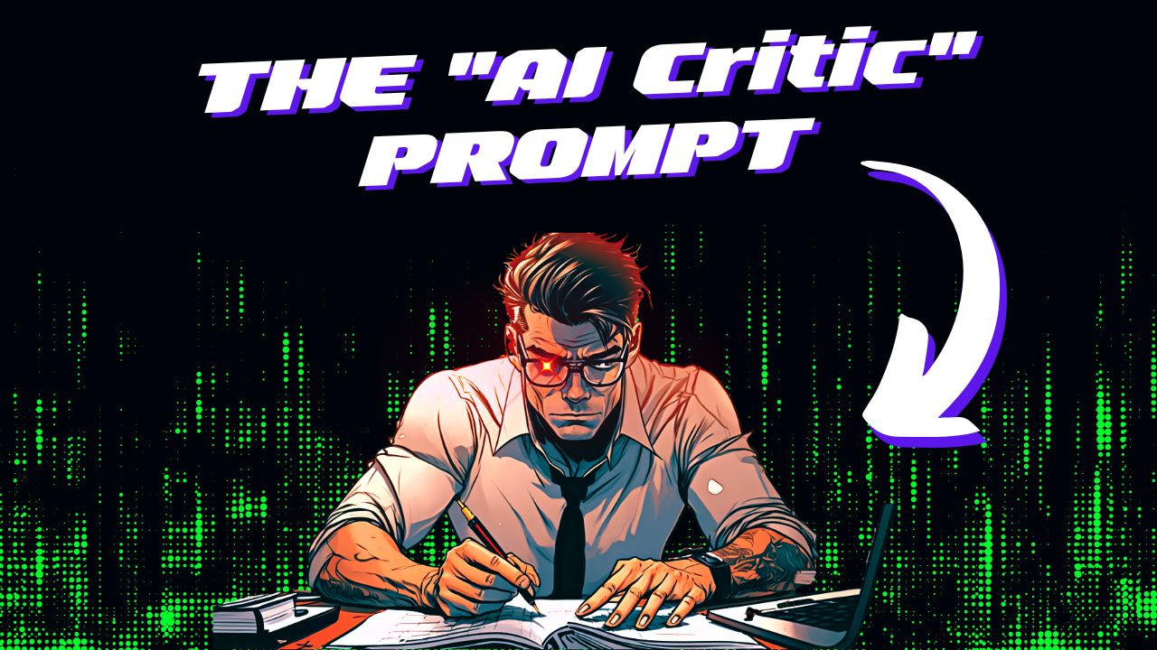 picture on how to use the prompt engineering tips the ai critic prompt