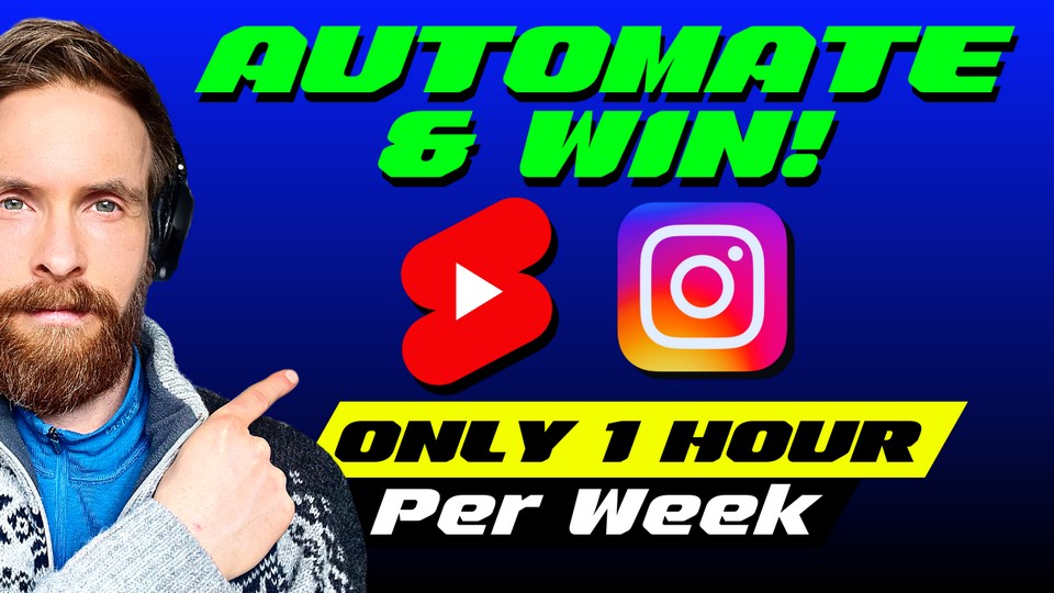 picture of how to make money online with AI - short form video automation, yoututbe automation