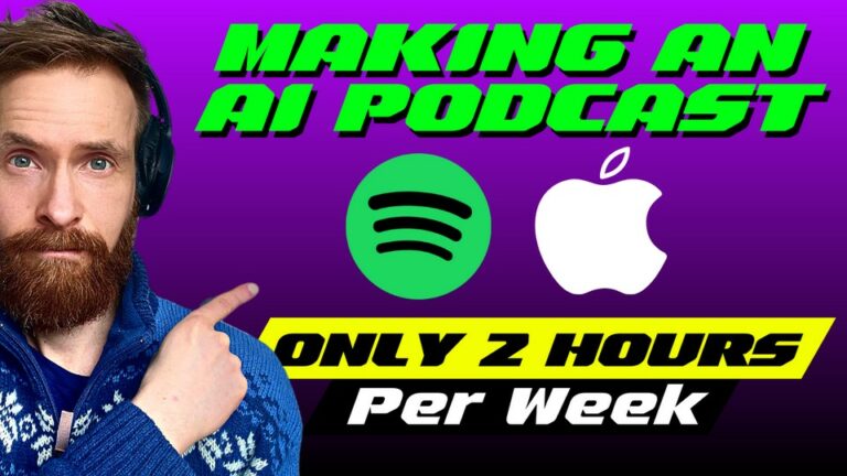 picture of how to make money online with making an AI Podcast